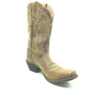 Ariat Women's Western Boot Leather Brown Size: 12